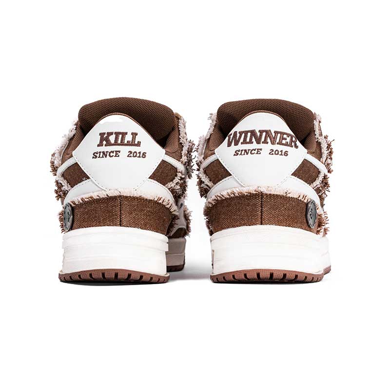 Killwinner Brown Colour Unisex Denim Sneakers