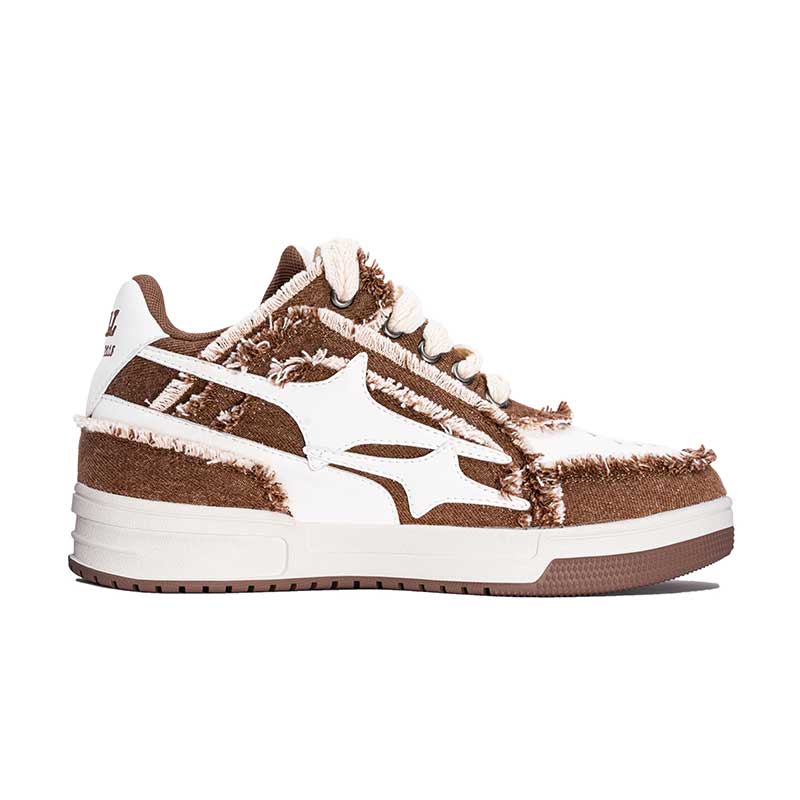 Killwinner Brown Colour Unisex Denim Sneakers